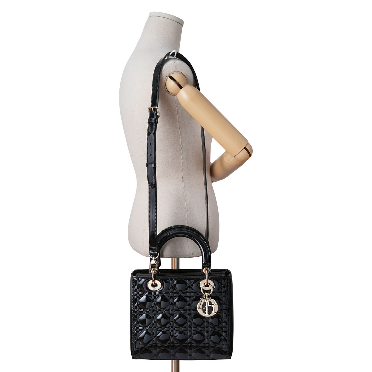 CHRISTIAN DIOR(USED)크리스찬 디올 페이던트 레이디백 미듐
